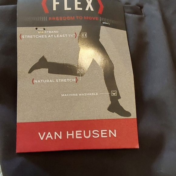 🌺 NWT Mens Van Heusen Slim Fit Flex Dress Pants - Picture 5 of 8